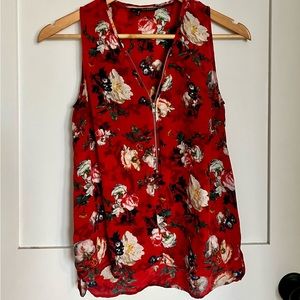 The Kooples silk floral tank